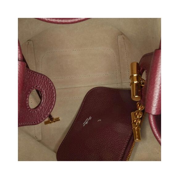 Pre Loved Loro Piana Small Grained Calfskin Bale Bag - Picture 5 of 7